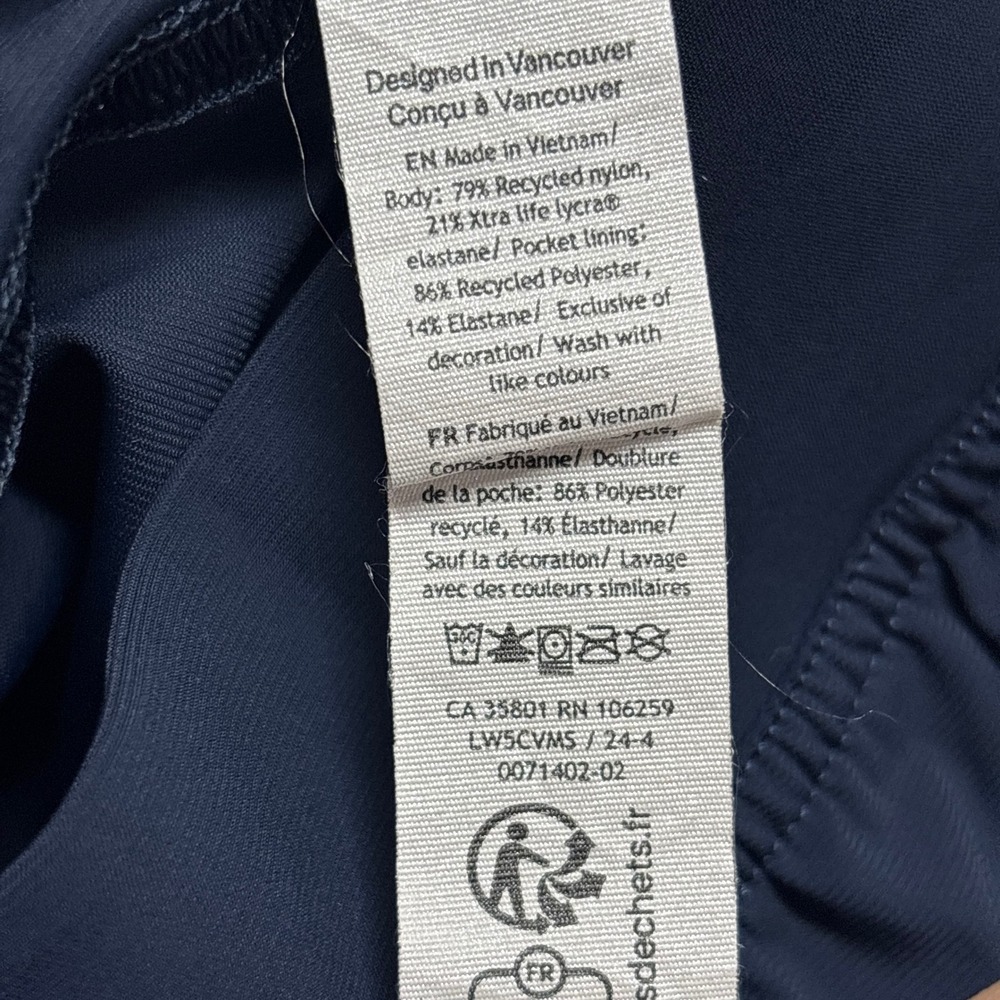 Lululemon Adapted State Jogger Running Pants Navy Blue Womens 8 LW5CVMS - Picture 4 of 7